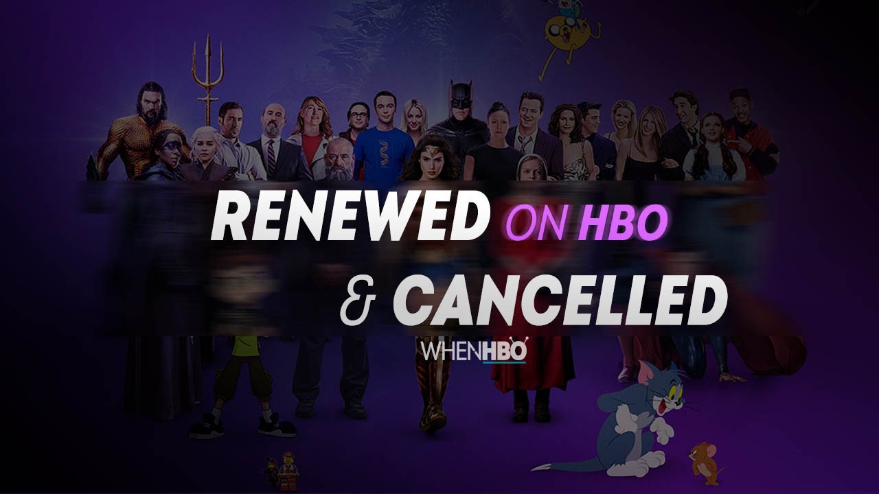 Renewed, New and Cancelled TV Series 2025 on HBO